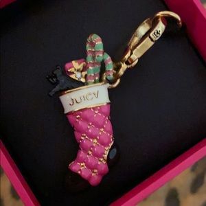 NEW Juicy Couture PINK Stocking Charm 💗